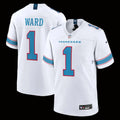 Men's Tennessee Titans Cameron Ward Nike White Game Jersey
