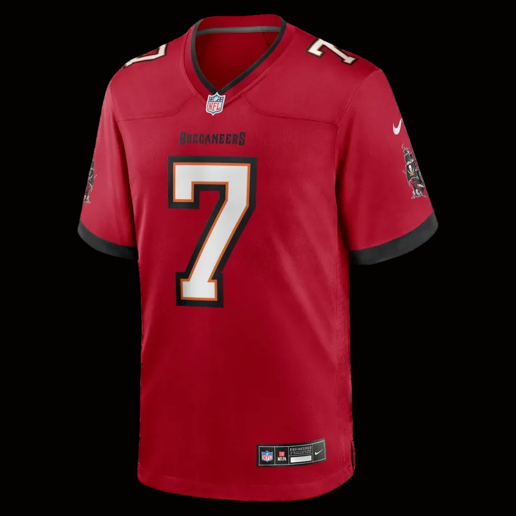 Men's Tampa Bay Buccaneers Bucky Irving Nike Red Game Jersey