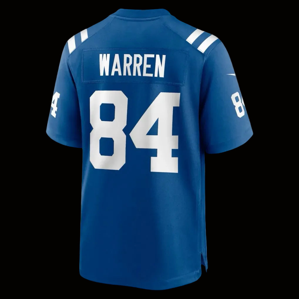 Men's Indianapolis Colts Tyler Warren Nike Royal Team Game Jersey