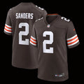 Men's Cleveland Browns Shedeur Sanders Nike Brown Game Jersey