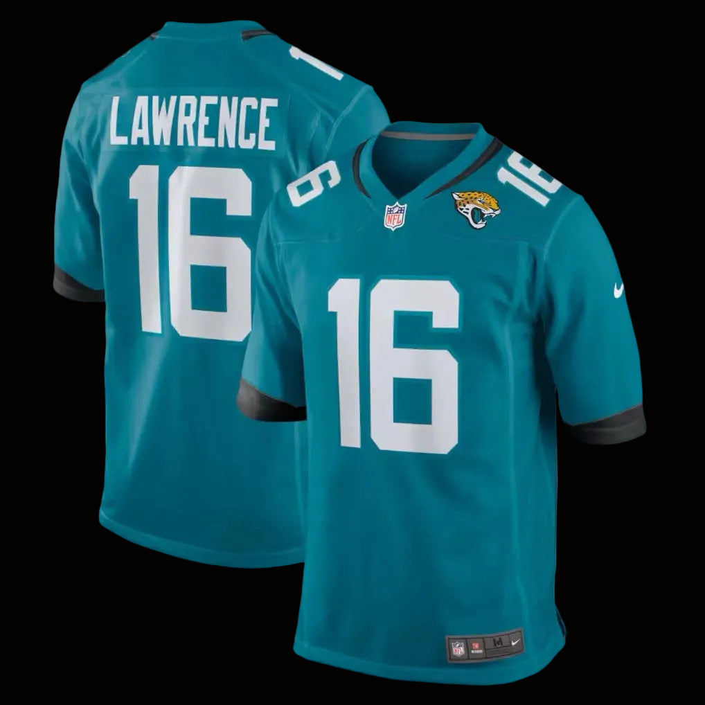Men's Jacksonville Jaguars Trevor Lawrence Nike Teal Home Game Jersey
