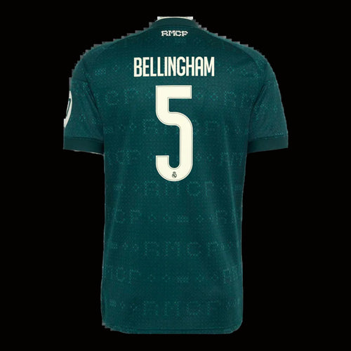 Jude Bellingham Real Madrid adidas 2026/27 Away Replica Jersey - Green