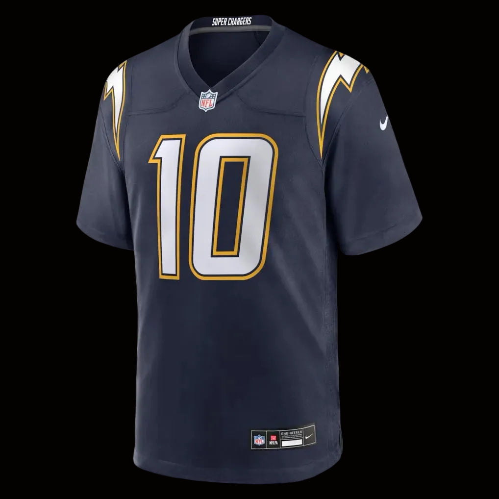 Men's Los Angeles Chargers Justin Herbert Nike Navy Alternate Super Chargers Game Player Jersey