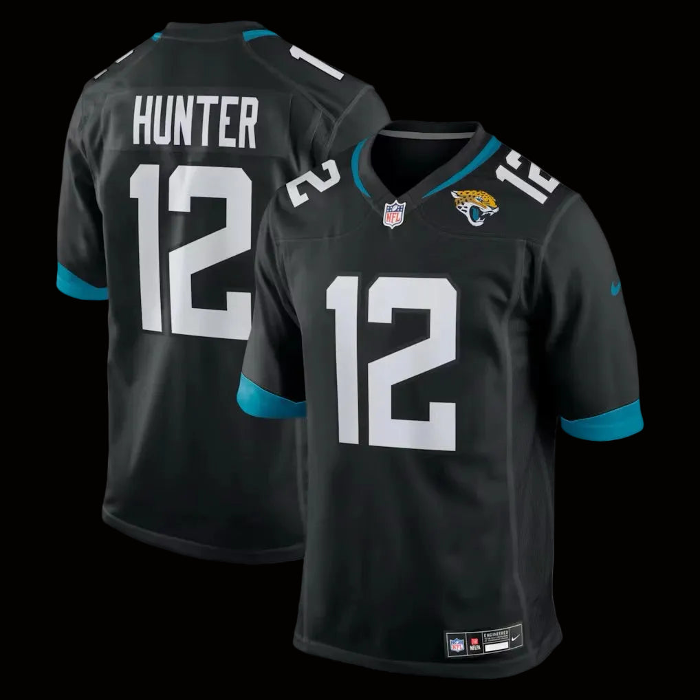 Men's Jacksonville Jaguars Travis Hunter Nike Black Alternate Game Jersey