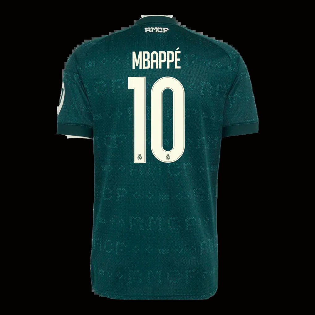 Kylian Mbappé Real Madrid adidas 2026/27 Away Replica Jersey - Green