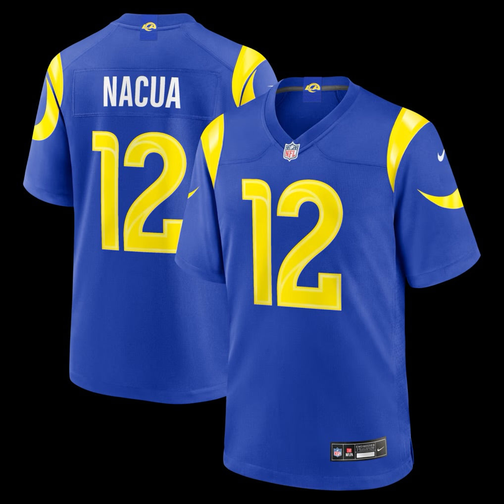 Men's Los Angeles Rams Puka Nacua Nike Royal Team Game Player Jersey