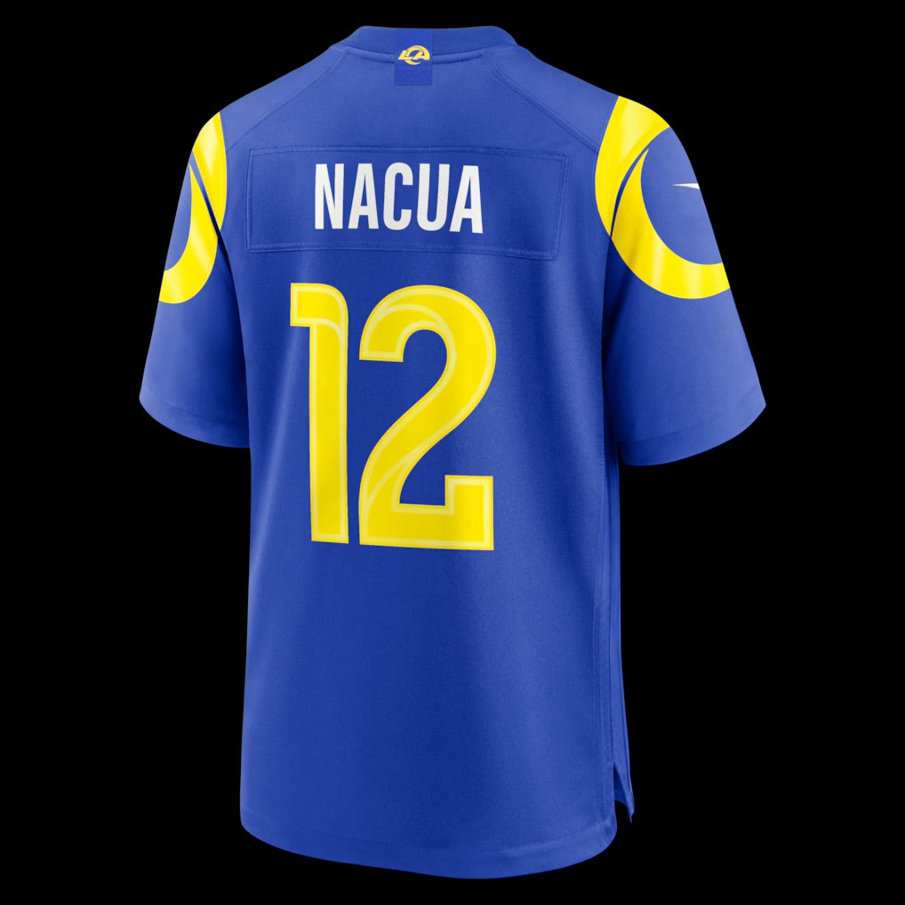 Men's Los Angeles Rams Puka Nacua Nike Royal Team Game Player Jersey