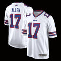 Men's Buffalo Bills Josh Allen Nike White White Game Player Jersey