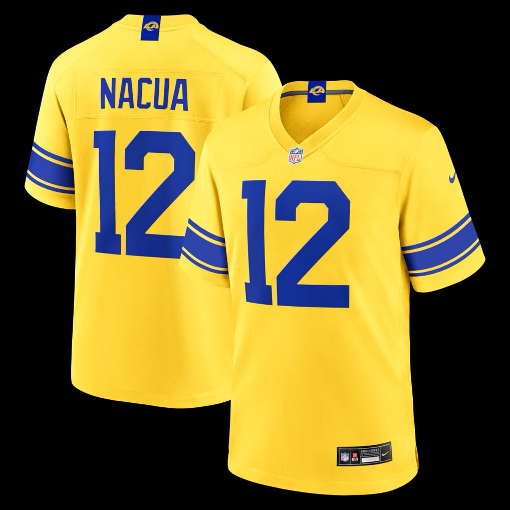 Men's Los Angeles Rams Puka Nacua Nike Classic Sol Game Jersey