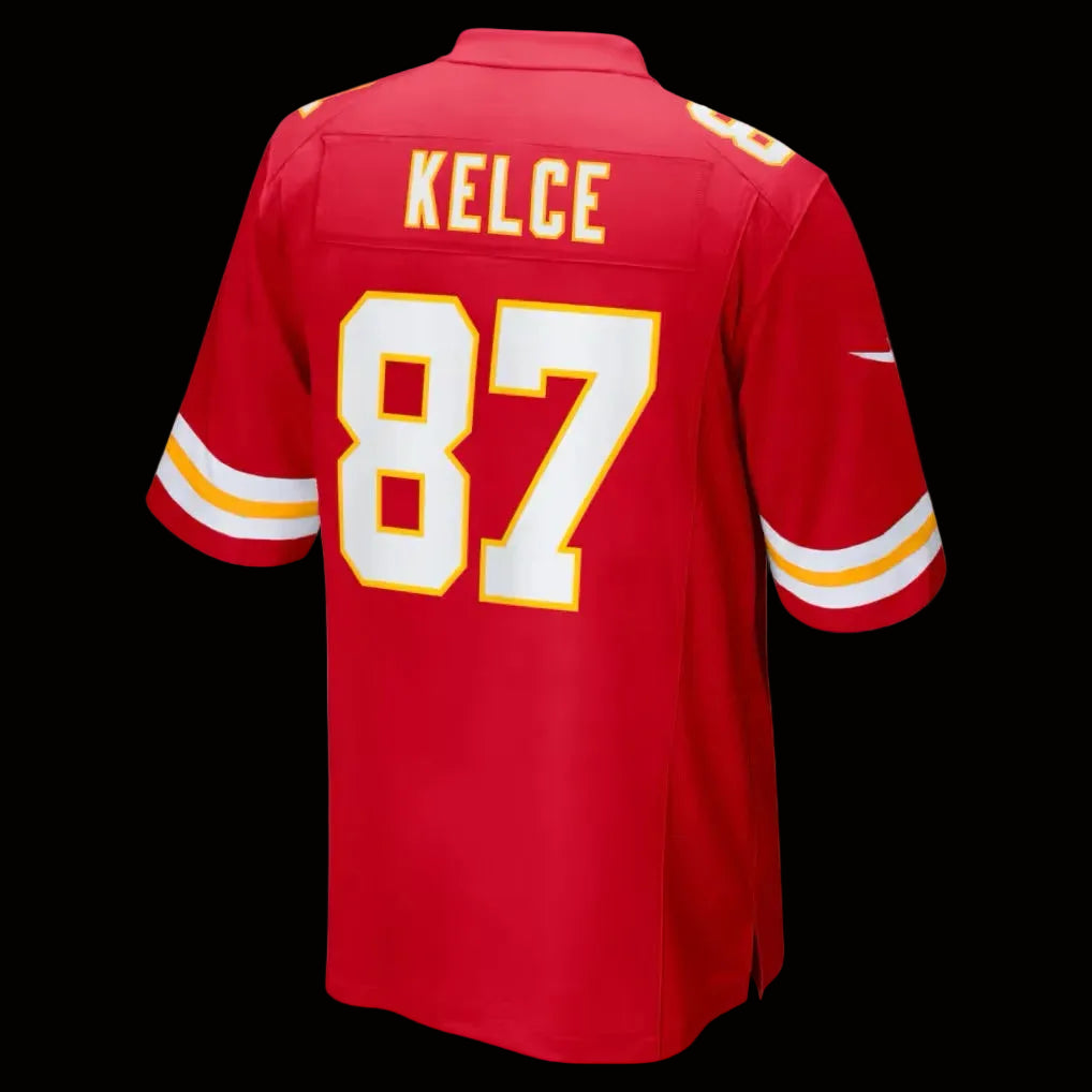 Men's Kansas City Chiefs Travis Kelce Nike Red Game Jersey