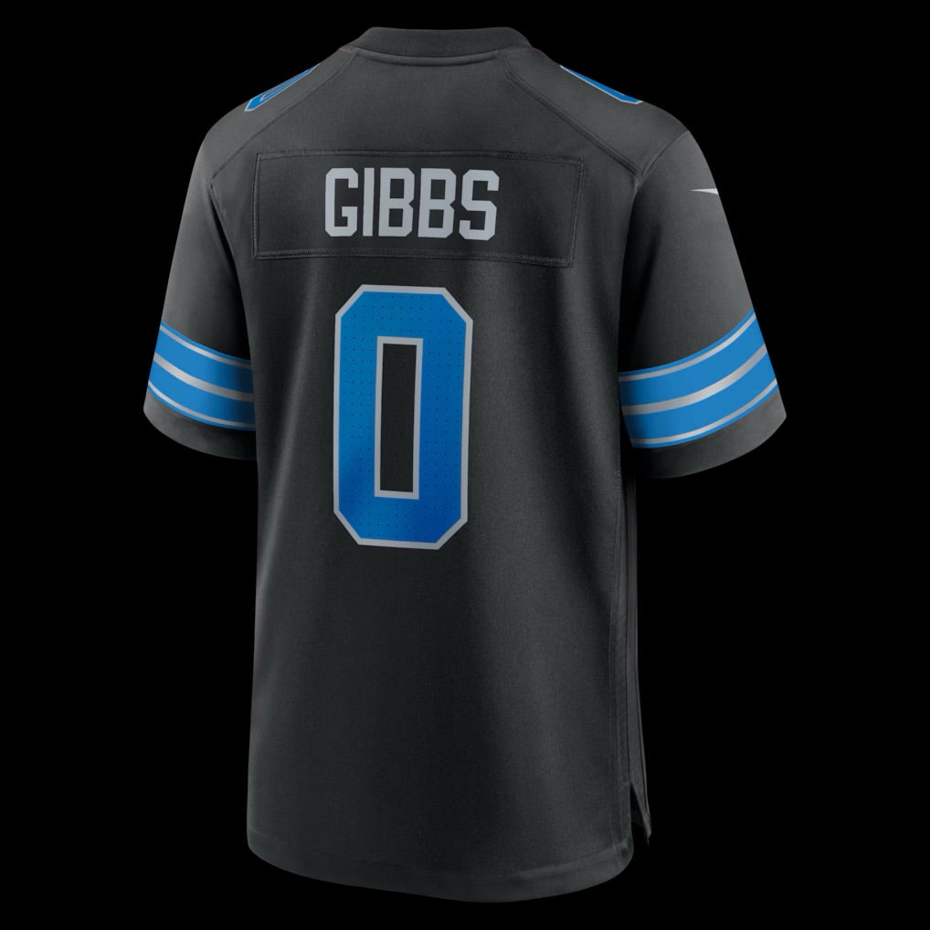 Men's Detroit Lions Jahmyr Gibbs Nike White Game Player Jersey