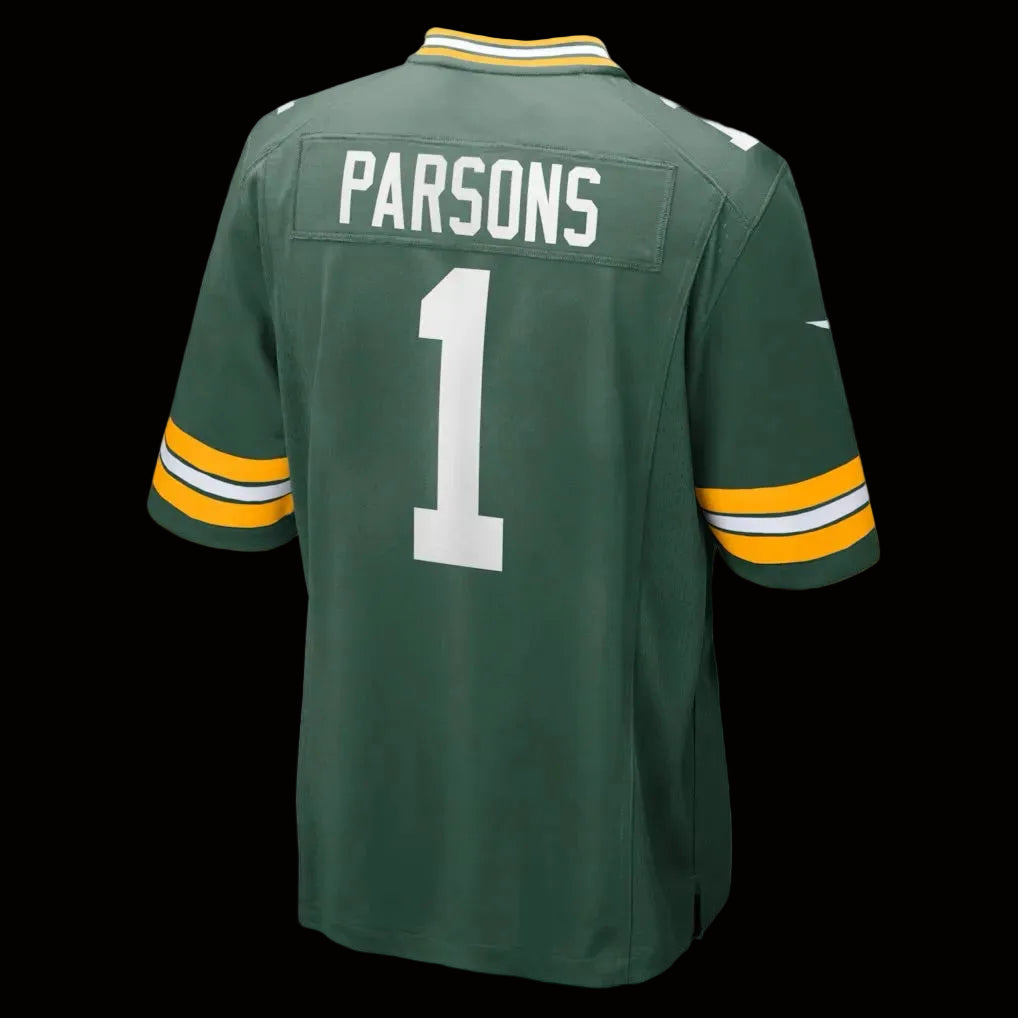 Men's Green Bay Packers Micah Parsons Nike Green Game Player Jersey