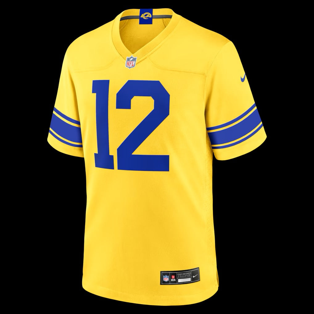 Men's Los Angeles Rams Puka Nacua Nike Classic Sol Game Jersey