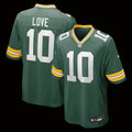 Men's Green Bay Packers Jordan Love Nike Green Player Game Jersey