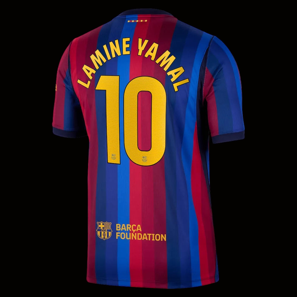 Lamine Yamal Barcelona Nike 2026/27 Home Stadium Replica Jersey - Red
