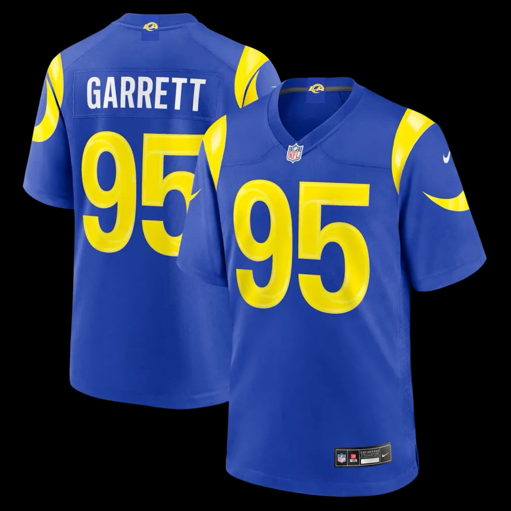 Men's Los Angeles Rams Myles Garrett Nike Royal Men's Nike Game Jersey