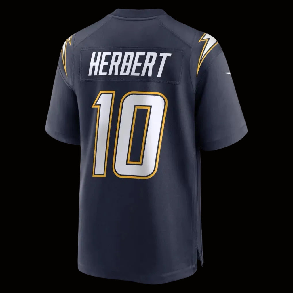 Men's Los Angeles Chargers Justin Herbert Nike Navy Alternate Super Chargers Game Player Jersey