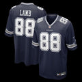 Men's Dallas Cowboys CeeDee Lamb Nike Navy Game Jersey