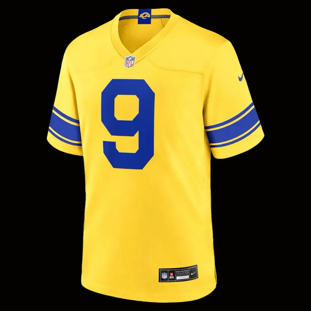 Men's Los Angeles Rams Matthew Stafford Nike Classic Sol Game Jersey