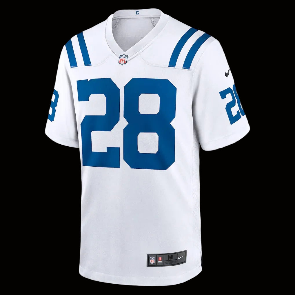 Men's Indianapolis Colts Jonathan Taylor Nike White Player Game Jersey