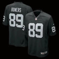 Men's Las Vegas Raiders Brock Bowers Nike Black Player Game Jersey