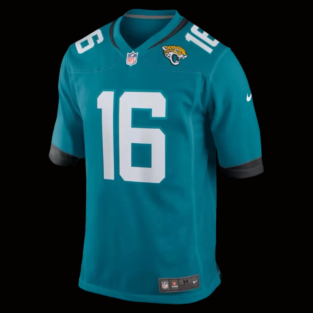 Men's Jacksonville Jaguars Trevor Lawrence Nike Teal Home Game Jersey