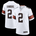Men's Cleveland Browns Shedeur Sanders Nike White Game Jersey