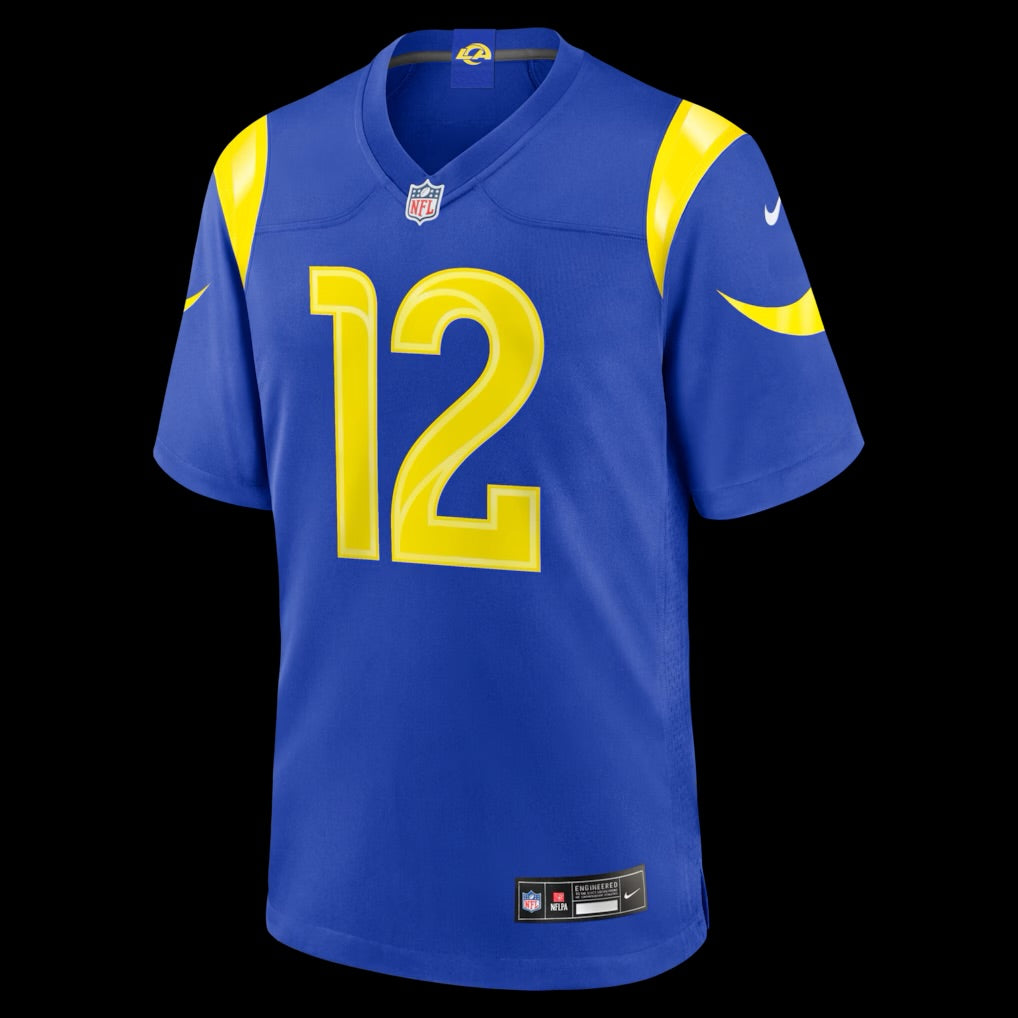 Men's Los Angeles Rams Puka Nacua Nike Royal Team Game Player Jersey
