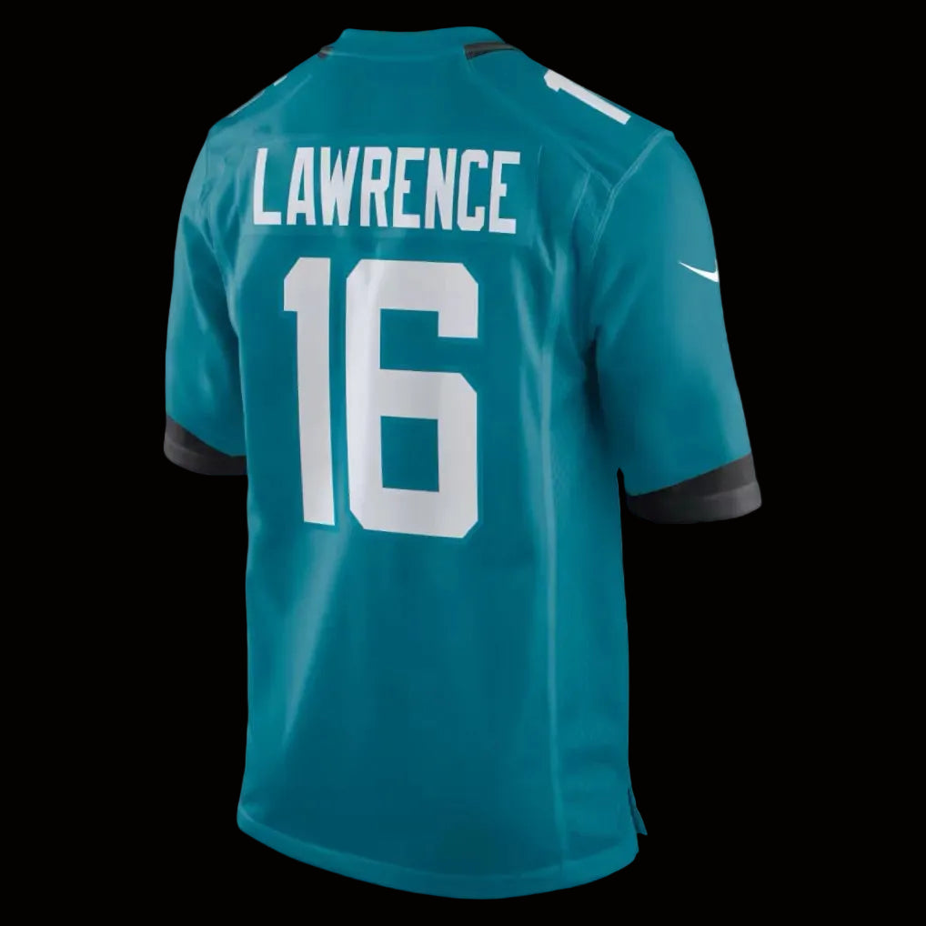 Men's Jacksonville Jaguars Trevor Lawrence Nike Teal Home Game Jersey