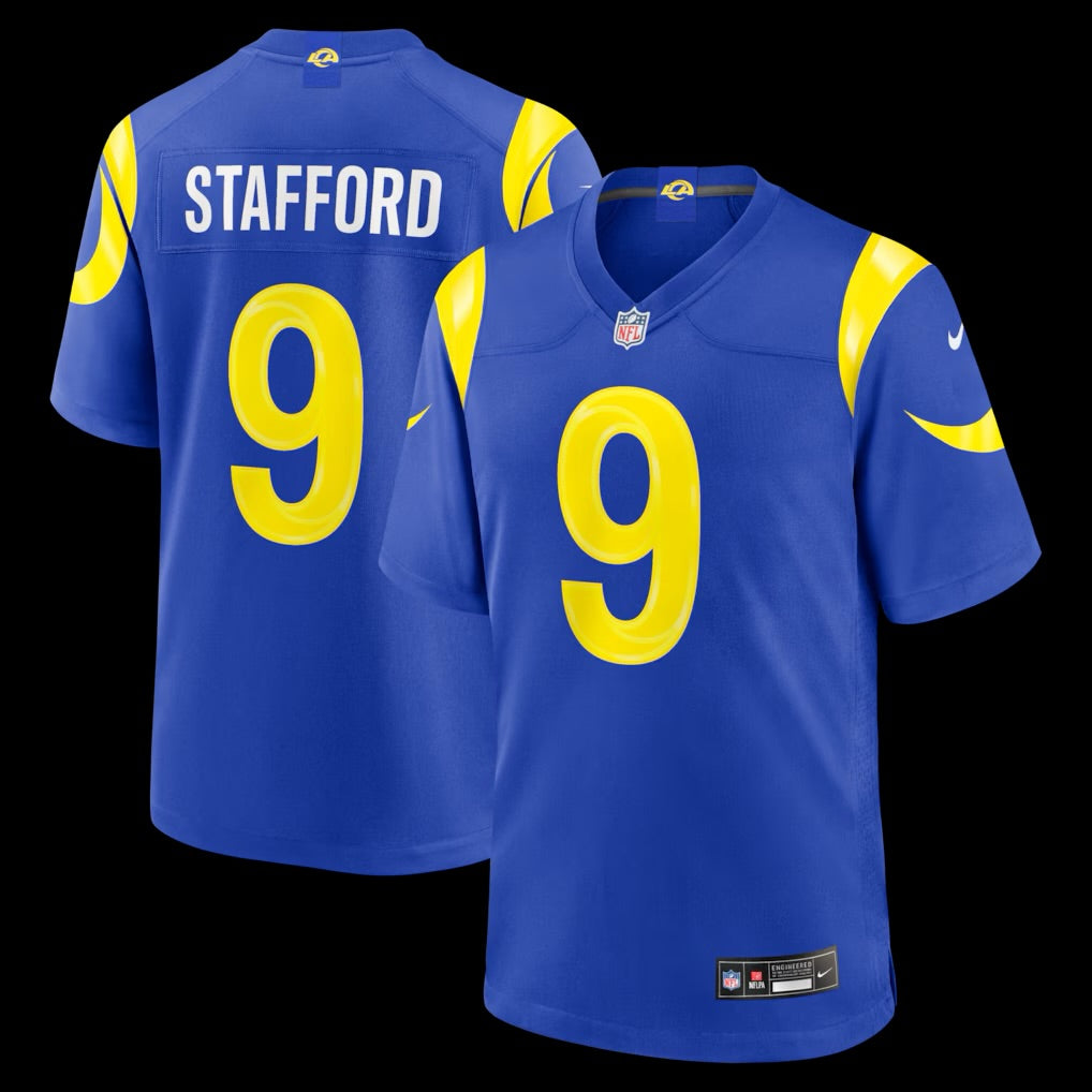 Men's Los Angeles Rams Matthew Stafford Nike Royal Team Game Player Jersey