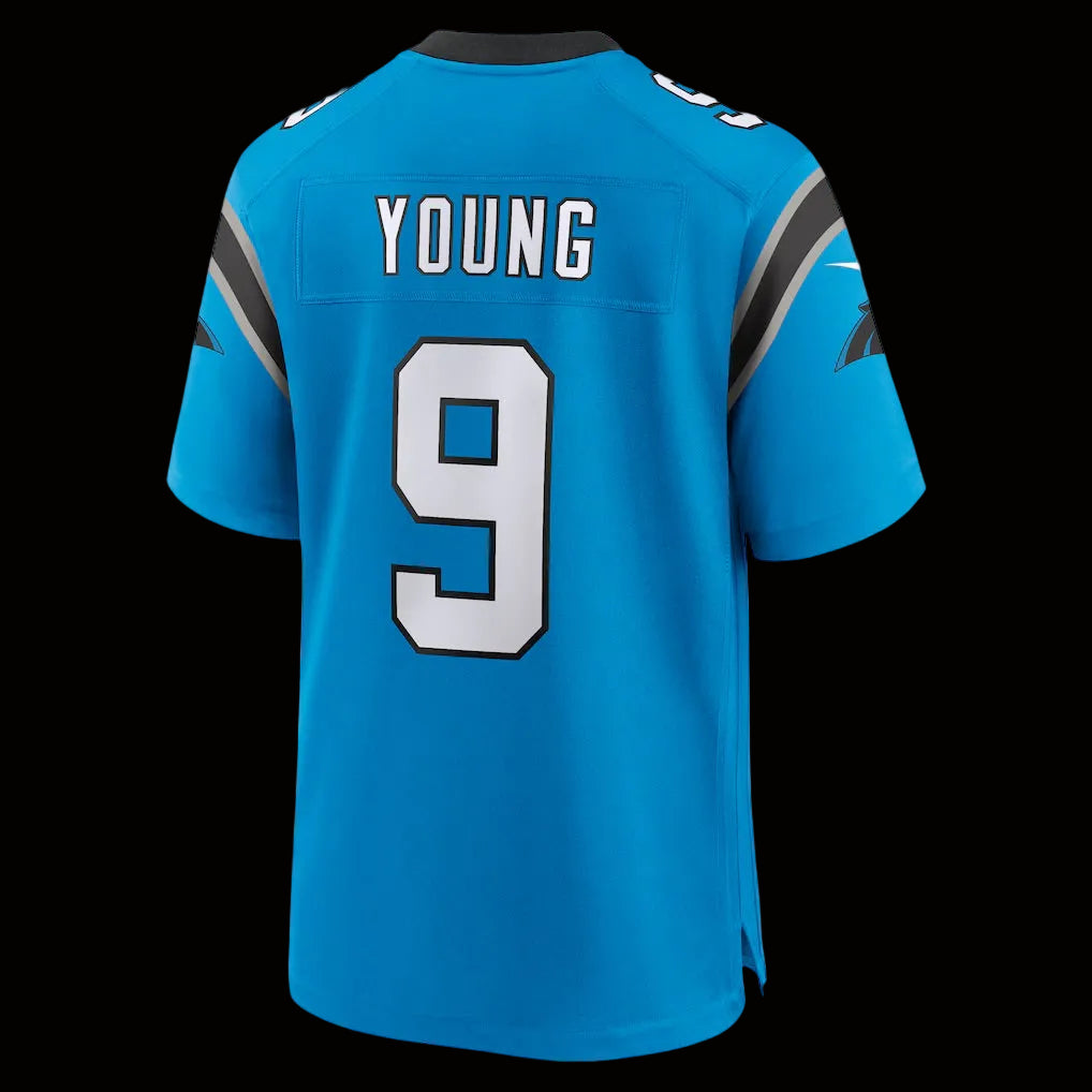 Men's Carolina Panthers Bryce Young Nike Blue Alternate Game Jersey