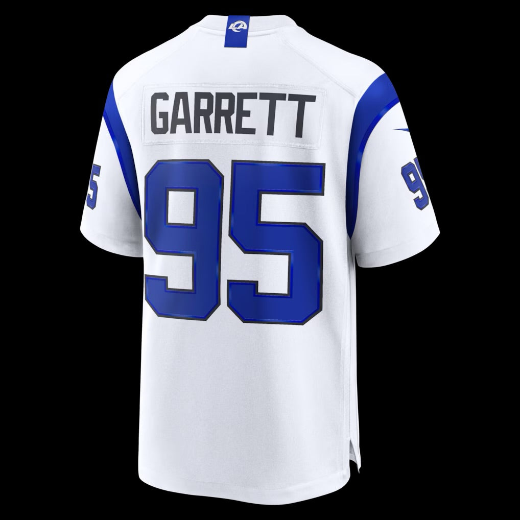 Men's Los Angeles Rams Myles Garrett Nike Fearsome White Game Jersey