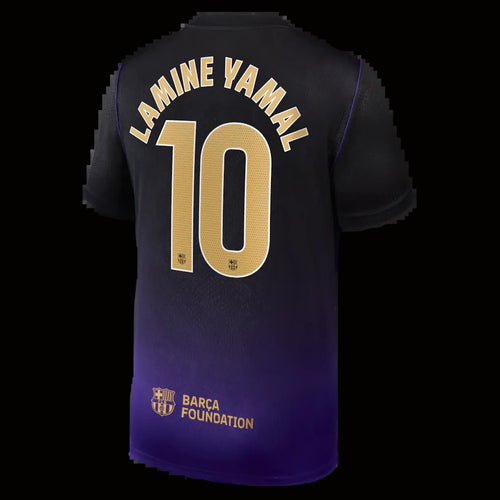 Lamine Yamal Barcelona Nike 2026/27 Away Stadium Replica Jersey - Purple