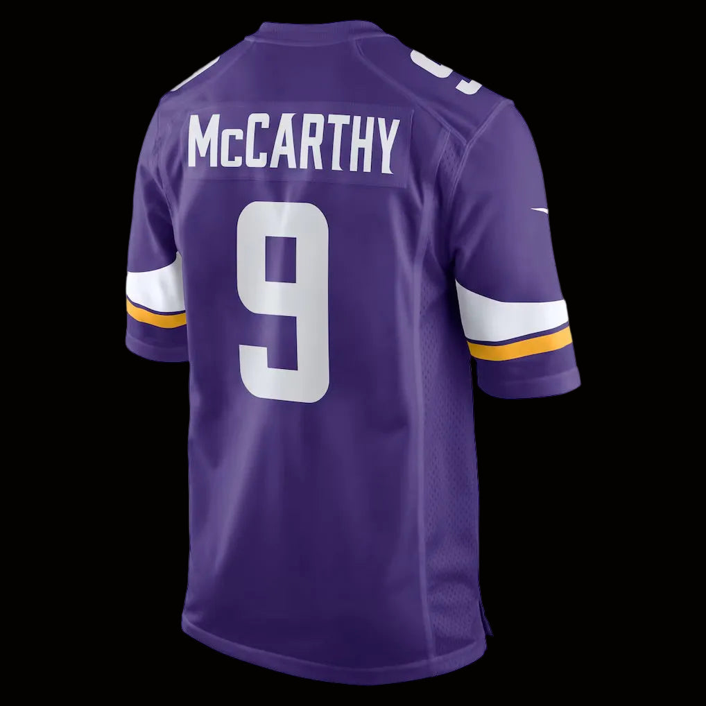 Men's Minnesota Vikings J.J. McCarthy Nike Purple Player Game Jersey