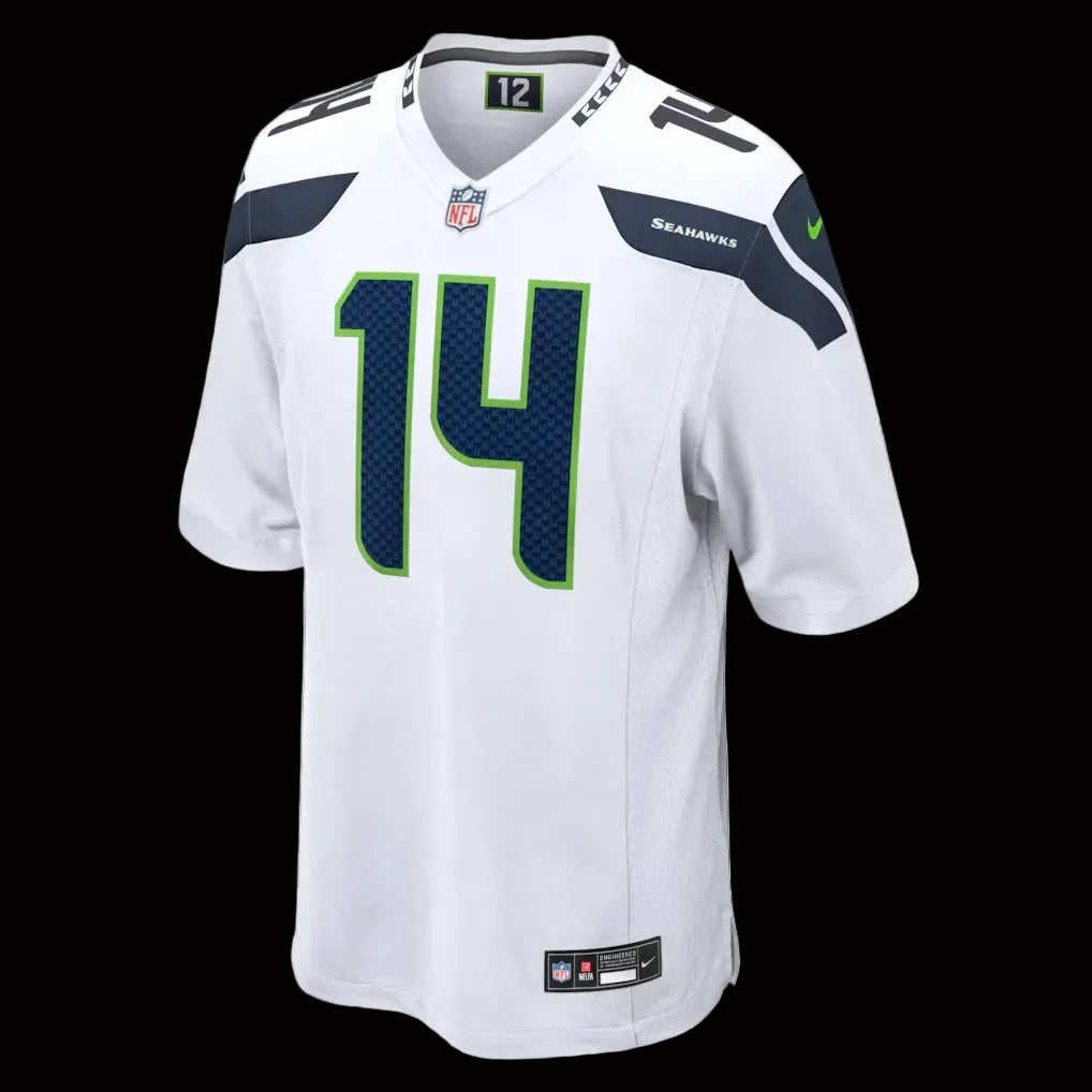 Men's Seattle Seahawks Sam Darnold Nike White Game Jersey