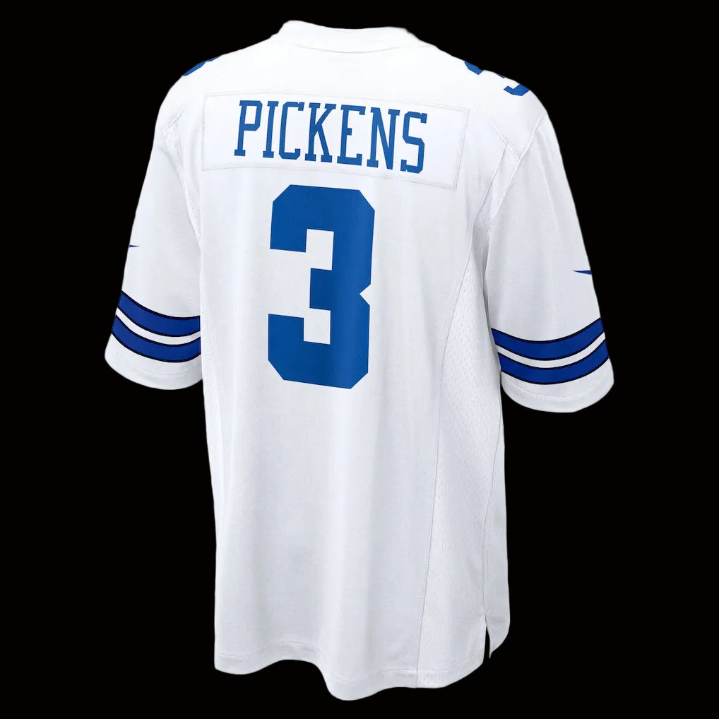 Men's Dallas Cowboys George Pickens Nike White Game Jersey