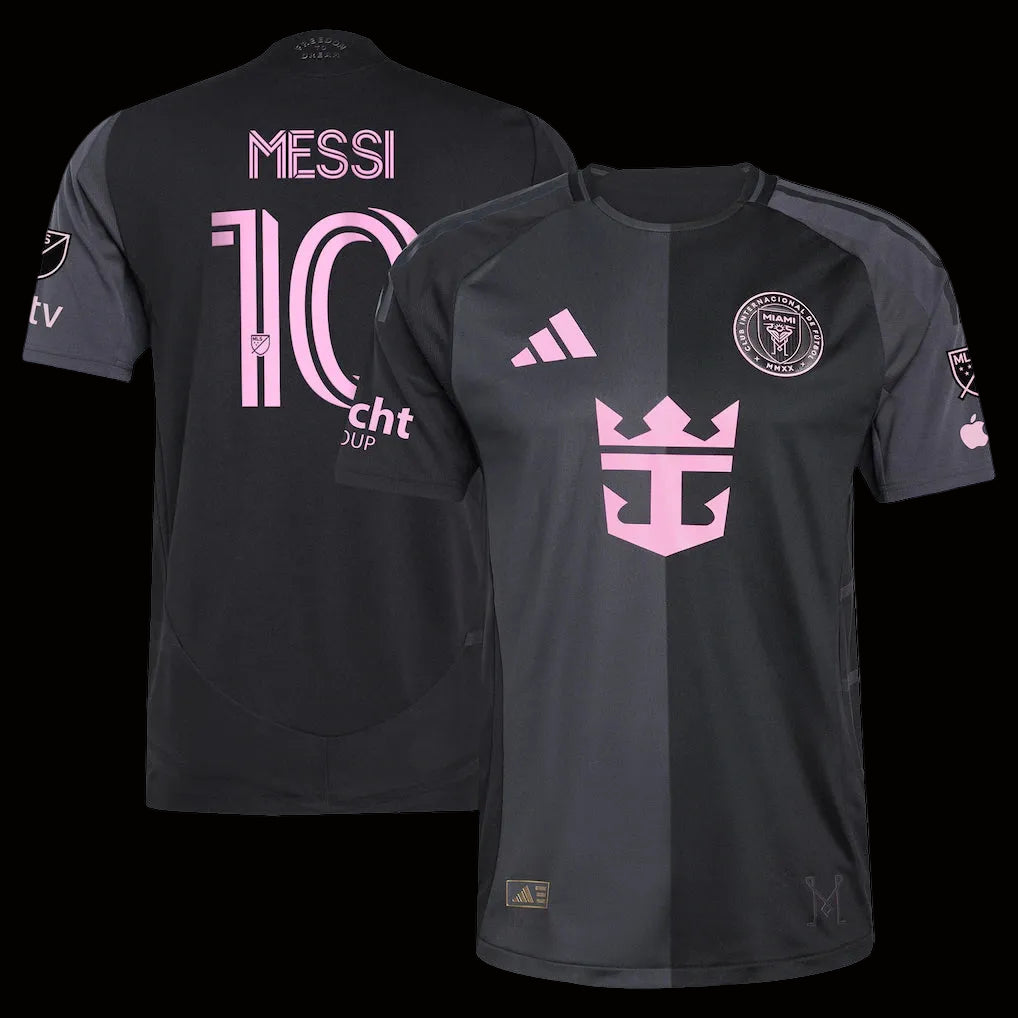 Lionel Messi Inter Miami CF adidas 2025 The Fortitude Kit  Player Jersey - Black