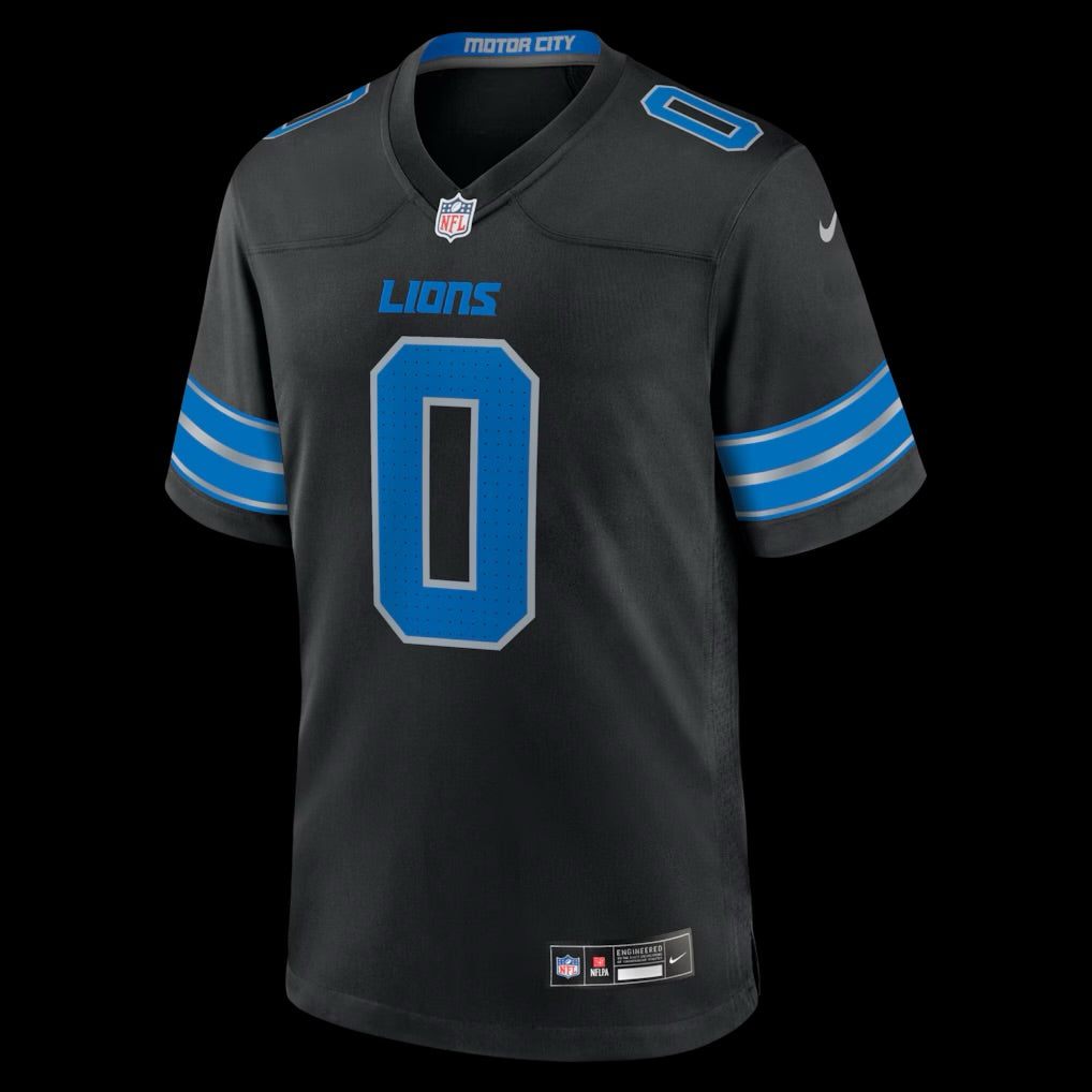 Men's Detroit Lions Jahmyr Gibbs Nike White Game Player Jersey