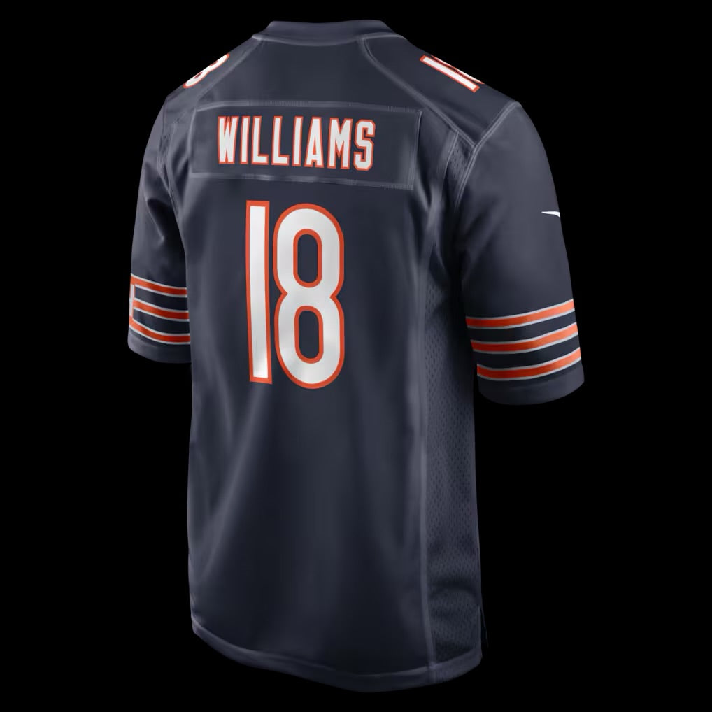 Men's Chicago Bears Caleb Williams Nike Navy Player Game Jersey