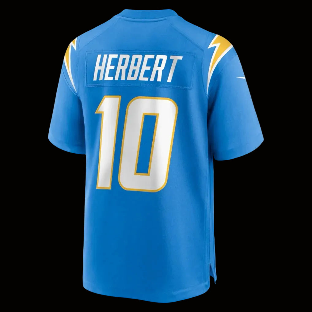 Men's Los Angeles Chargers Justin Herbert Nike Powder Blue Player Game Jersey