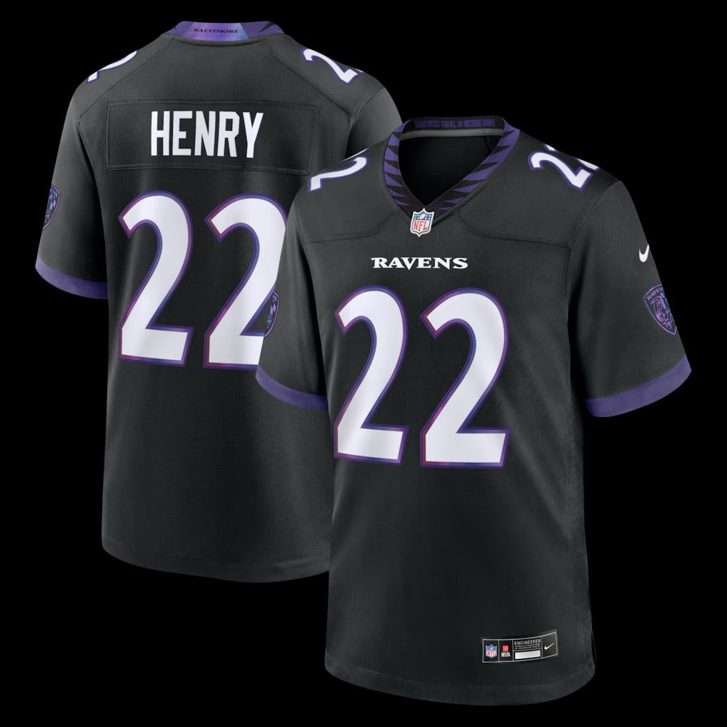 Men's Baltimore Ravens Derrick Henry Nike Purple Alternate Game Jersey