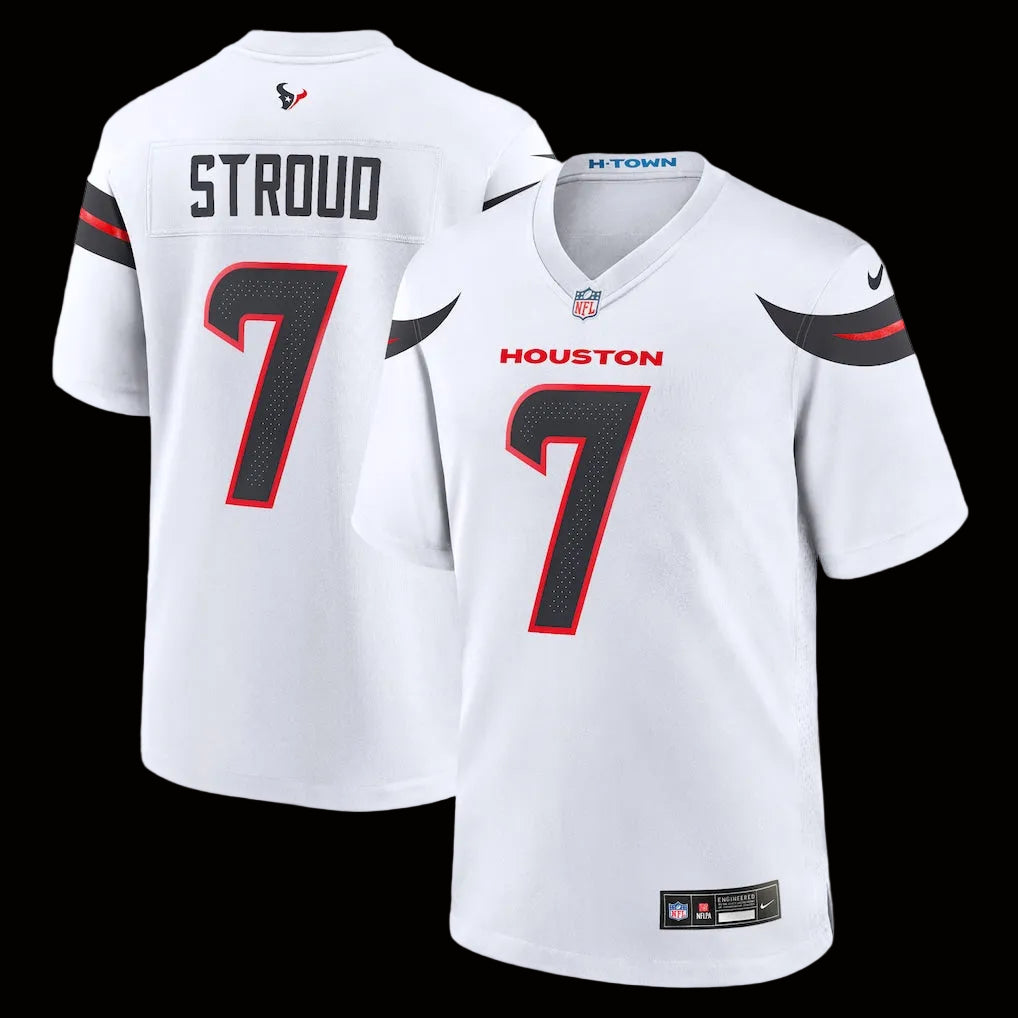 Men's Houston Texans C.J. Stroud Nike White Game Jersey