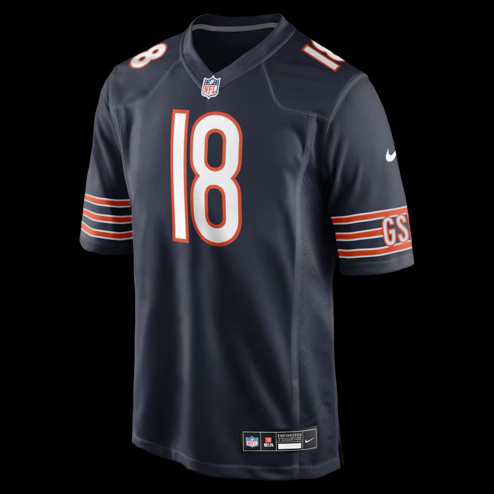 Men's Chicago Bears Caleb Williams Nike Navy Player Game Jersey