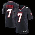 Men's Houston Texans C.J. Stroud Nike Navy Game Jersey