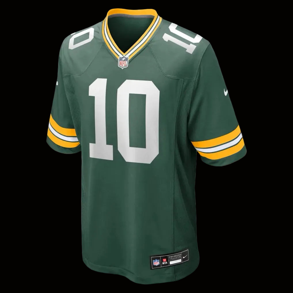 Men's Green Bay Packers Jordan Love Nike Green Player Game Jersey