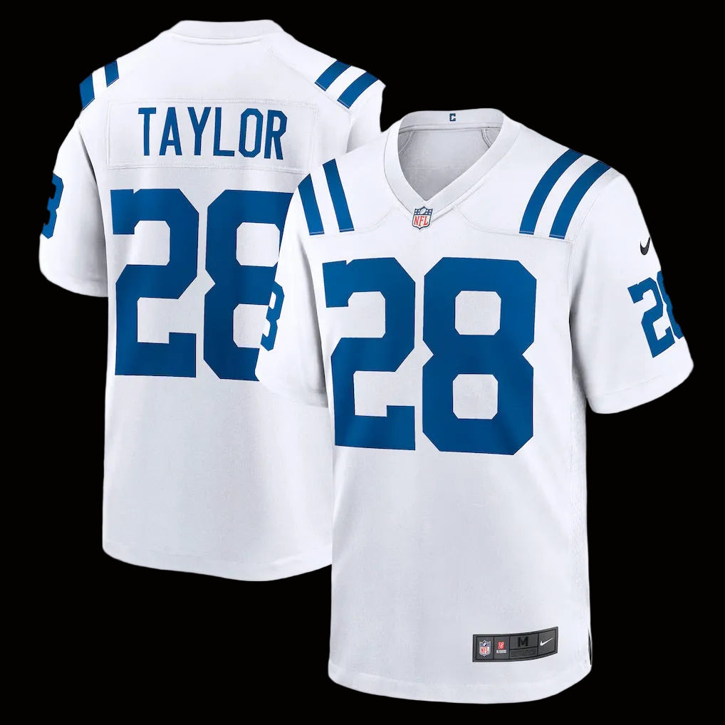 Men's Indianapolis Colts Jonathan Taylor Nike White Player Game Jersey