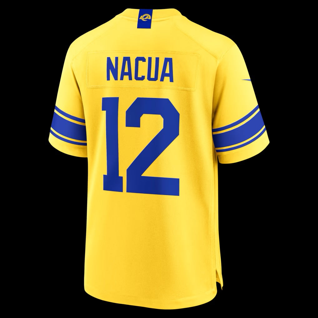 Men's Los Angeles Rams Puka Nacua Nike Classic Sol Game Jersey
