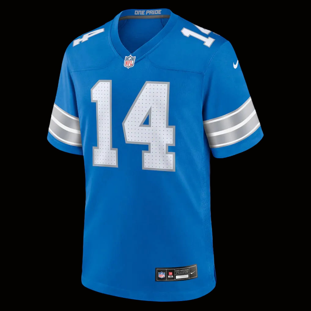 Men's Detroit Lions Amon-Ra St. Brown Nike Blue Game Jersey