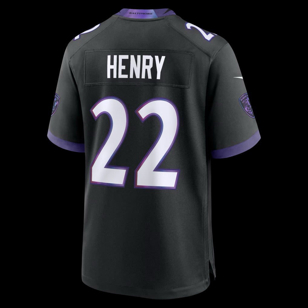 Men's Baltimore Ravens Derrick Henry Nike Purple Alternate Game Jersey