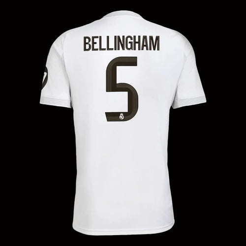 Jude Bellingham Real Madrid adidas 2025/26 Home Replica Jersey - White